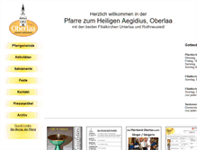 Tablet Screenshot of oberlaa.com